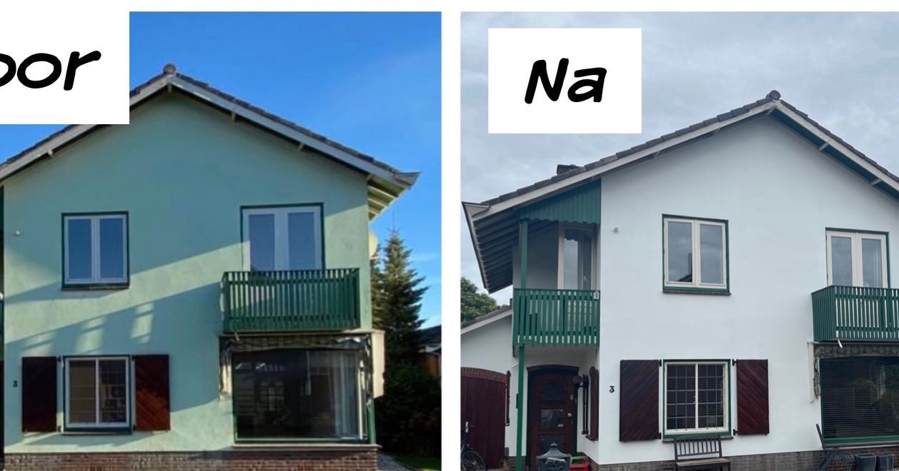 Oostenrijks Huis Wit Gemaakt