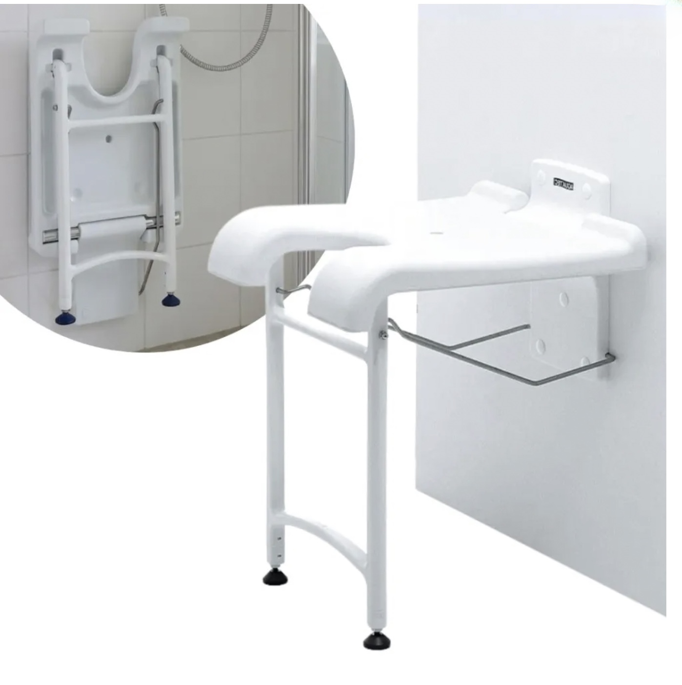 Opklapbare Douchestoel Grijs Comfortabel