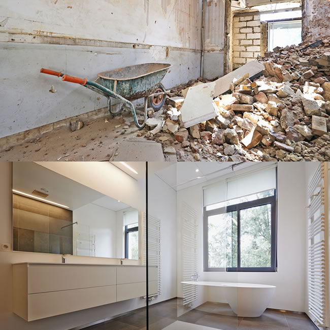 Badkamerrenovatie - Complete badkamer opbouw door Bouw en Timmerbedrijf Van Hamersveld in Almere