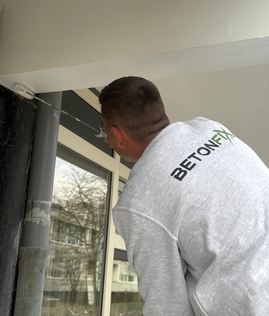 Vakmanschap in actie - betonreparatie