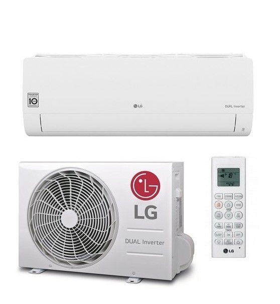 LG 2.5 kW incl. montage