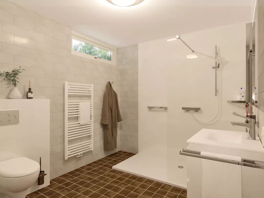 Na badkamer renovatie